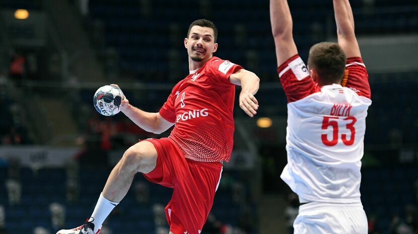 Szymon Sićko, choć zakończył mecz przed czasem, był jednym z najskuteczniejszych zawodników reprezentacji Polski<br />